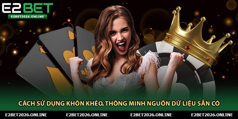 Cách sử dụng khôn khéo, thông minh nguồn dữ liệu sẵn có